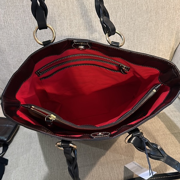 Nwt Dooney & Bourke exotic Denison croc 1975 Vintage tote & wallet set - Picture 7 of 8